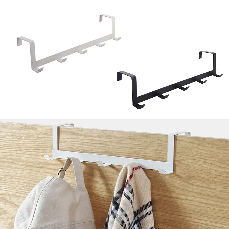 Kitchen Zo - Hooks Over The Door 5 Hooks