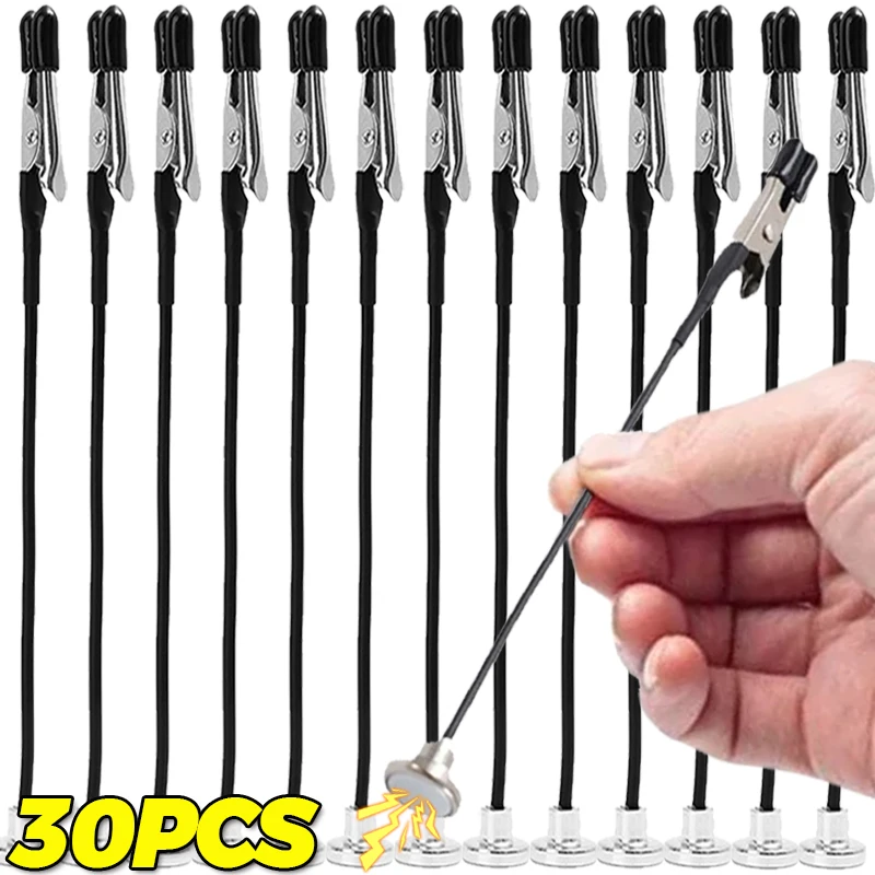 Kitchen Quiz - 5-30PCS Magnetic Flexible Alligator Clip Electric