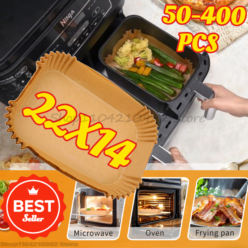 Kitchen Baking Essentials - Disposable Air Fryer Liners Non-Stick Parchment