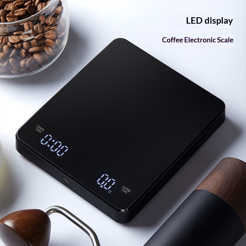 Kitchen Scale Precise - High Precision Coffee Scale with Timer,