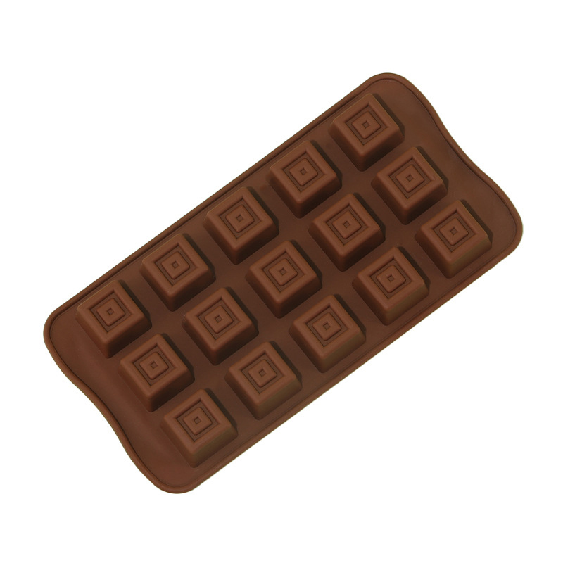 Kitchen Accessories For Baking - Classical Chocolate Mold Square Candy Gummy