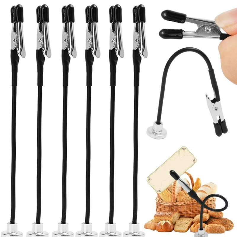 Kitchen Quiz - 10/5PCS Magnetic Flexible Alligator Clips Electric