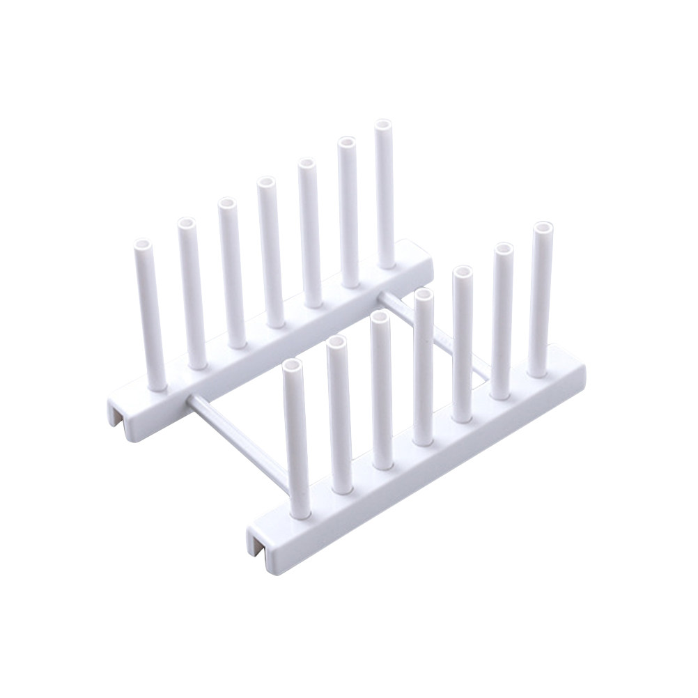 Kitchen Baking Cupboard - White Plastic Dish Rack Kitchen Storage