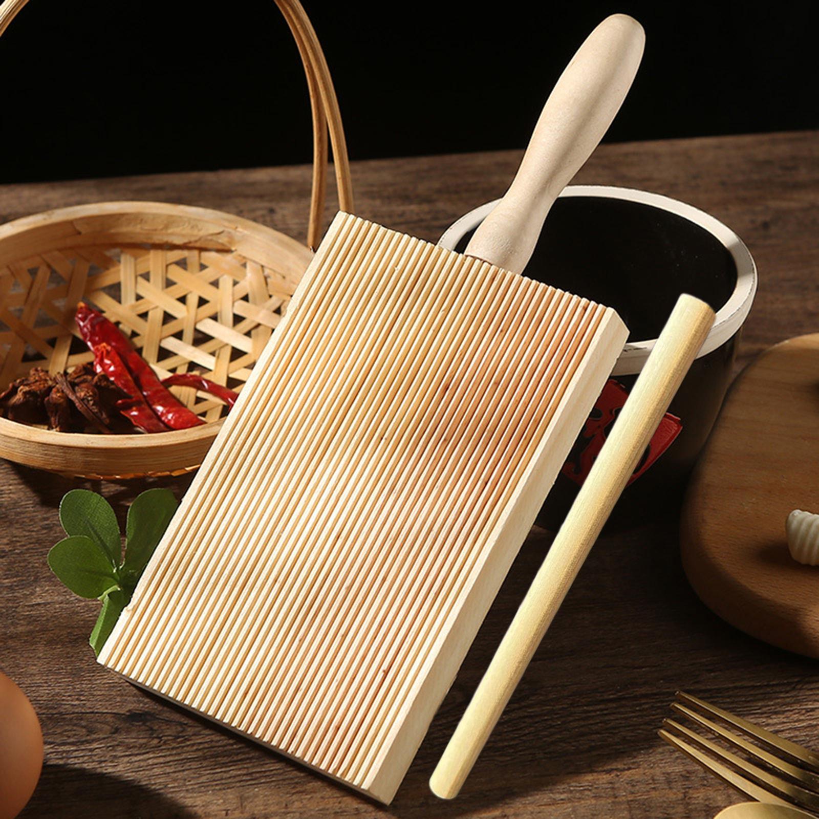 Kitchen Baking Cupboard - Gnocchi Board Gnocchi Maker Paddle Wood