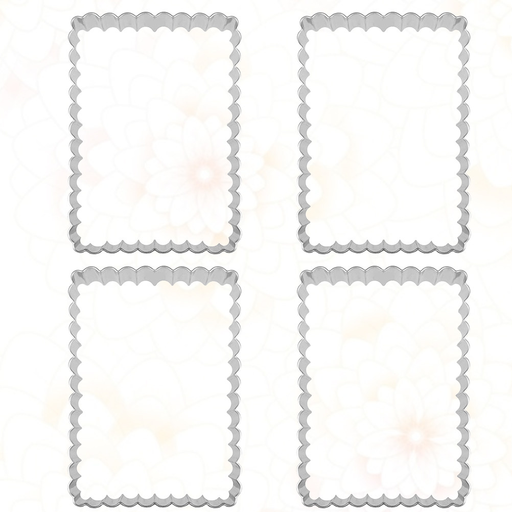 Cookie Cutter Set - 4Pcs Stainless Steel Baking Molds Set