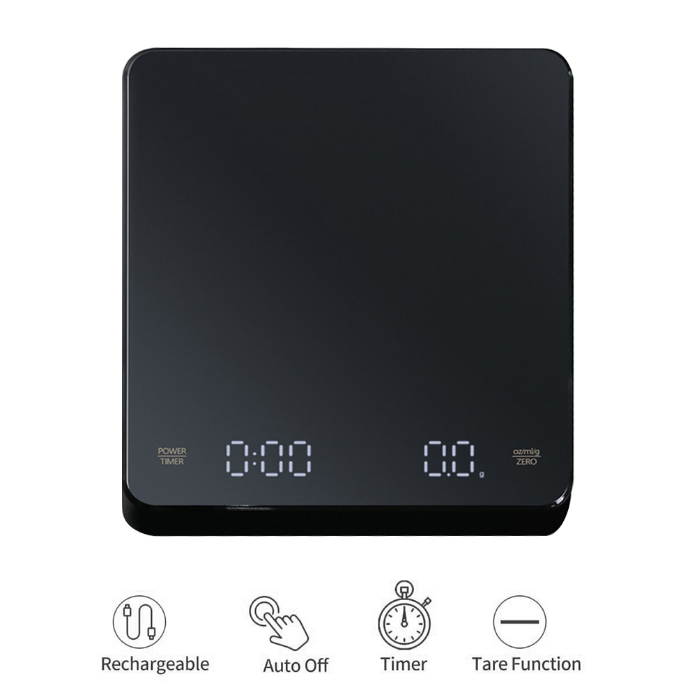 Kitchen Scale Precise - Digital Coffee Scale with Timer LED