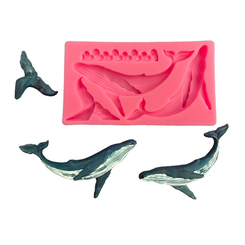 Kitchen Baking Store - DIY Whale Silicone Mold Ocean Series
