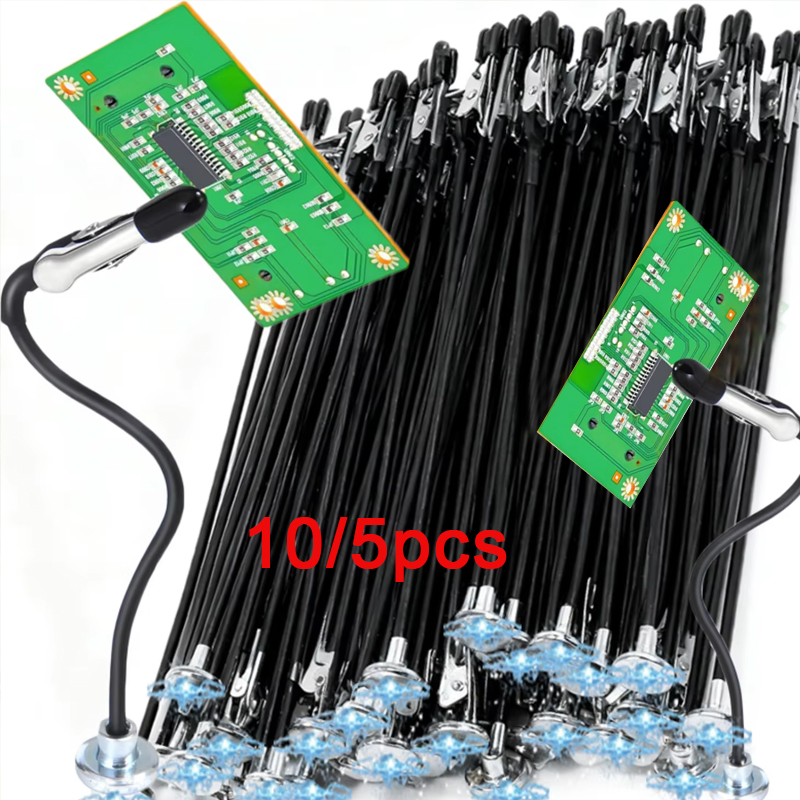 Kitchen Quiz - 10/5PCS Magnetic Flexible Alligator Clip Electric