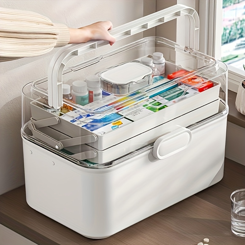 Kitchen Zo - Large Capacity Clear Lid Medicine Storage