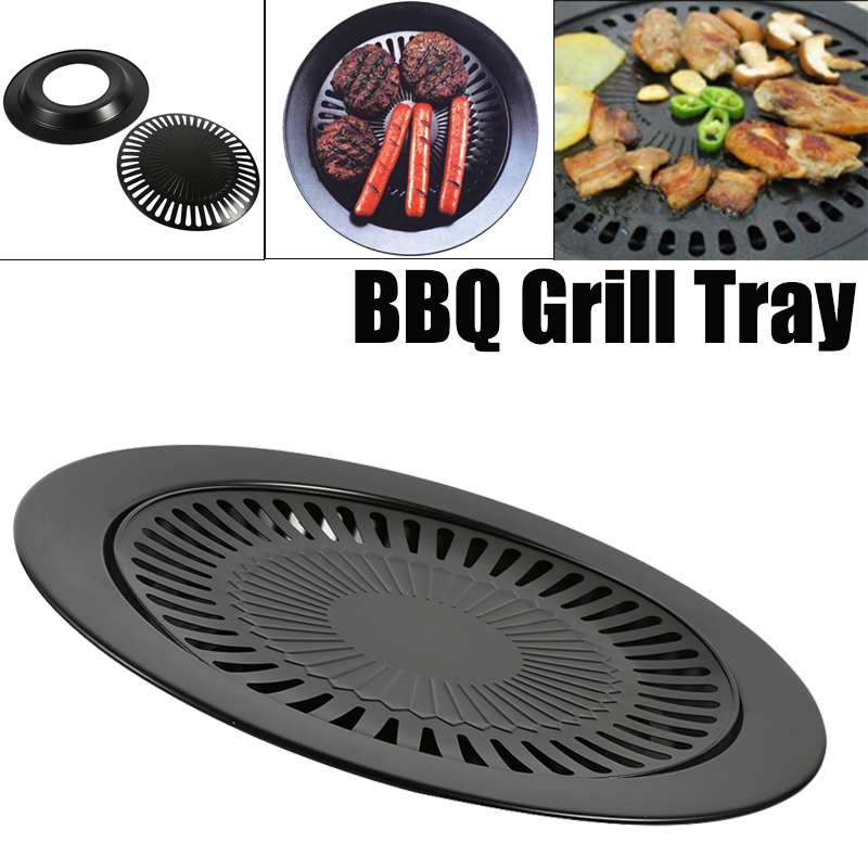 Kitchen Oven Baking Pans - Smokeless Barbecue Grill Pan Gas Household