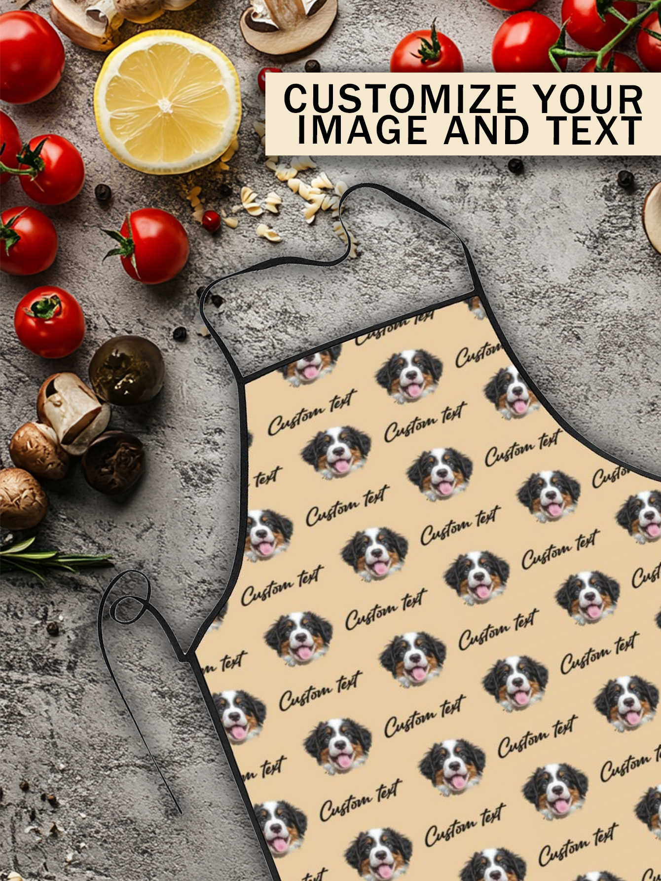 Kitchen Baking - Customized Print Text Men's Kitchen Apron