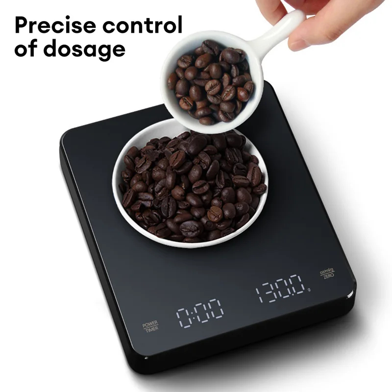 Kitchen Scale Precise - Digital Coffee Scale with Timer LED