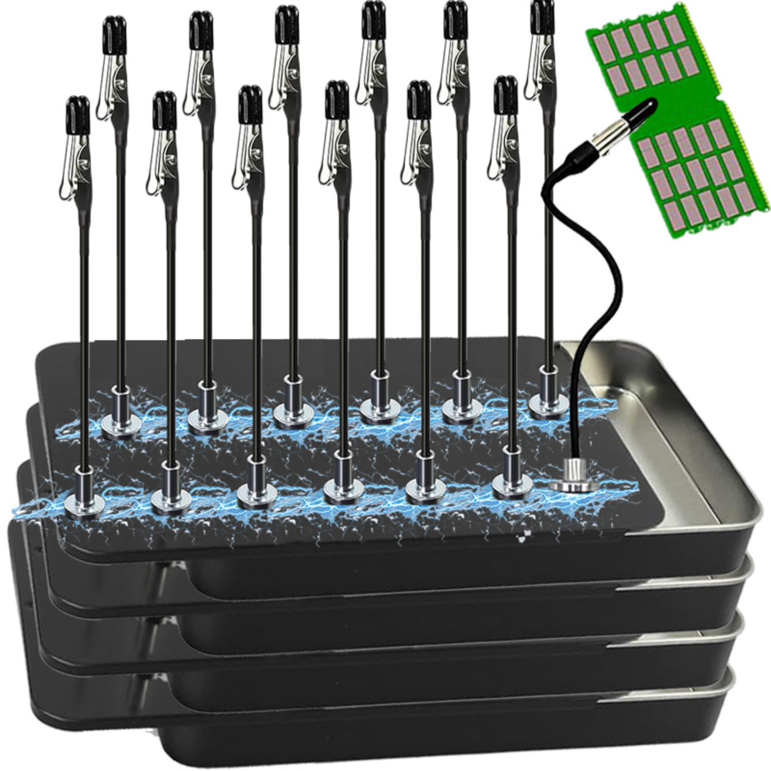Kitchen Quiz - 5-50PCS Magnetic Alligator Clip Flexible Electric