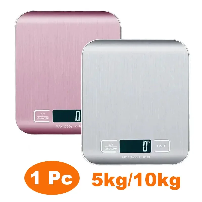 Kitchen Scale Precise - Rechargeable Kitchen Scale LCD Display 5kg/10kg