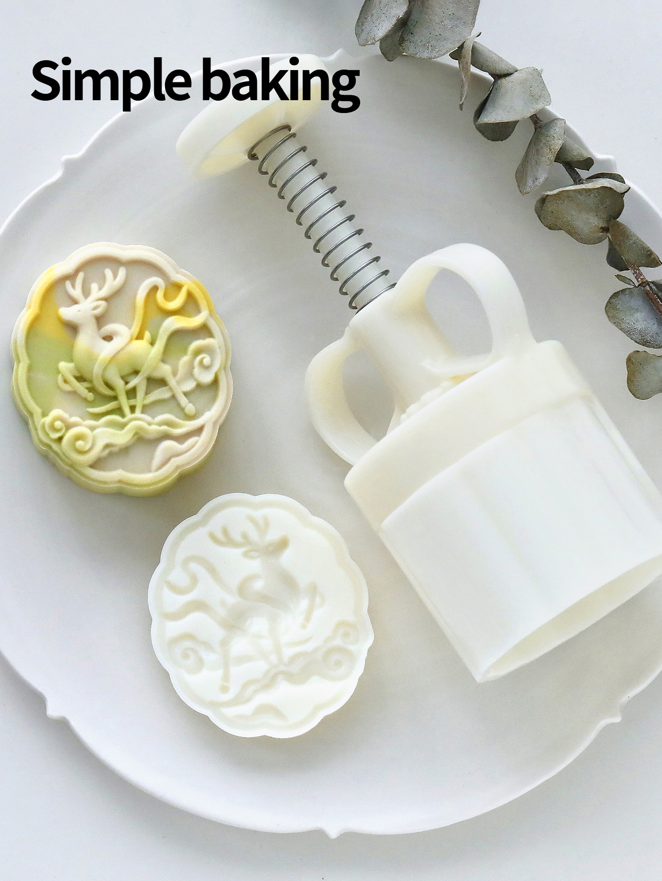 Kitchen Baking Products - Nine-color deer pastry mold, Chinese-style Dunhuang