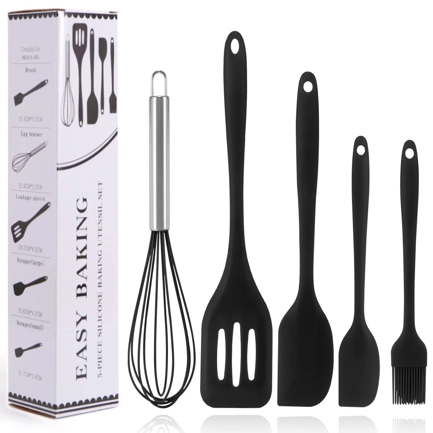 5PCS Set Silicone Spatula Oil  - огляд і ціна Pastry Brush Silicone