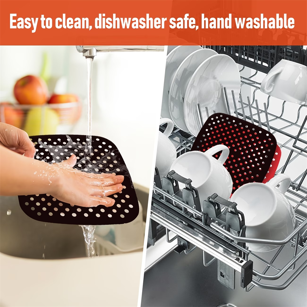 Reusable Air Fryer Pad, Silico - огляд і ціна Kitchen Baking Products