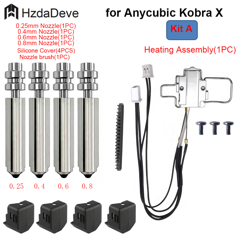 for Anycubic Kobra X Hotend He - огляд і ціна Pastry Brush Silicone