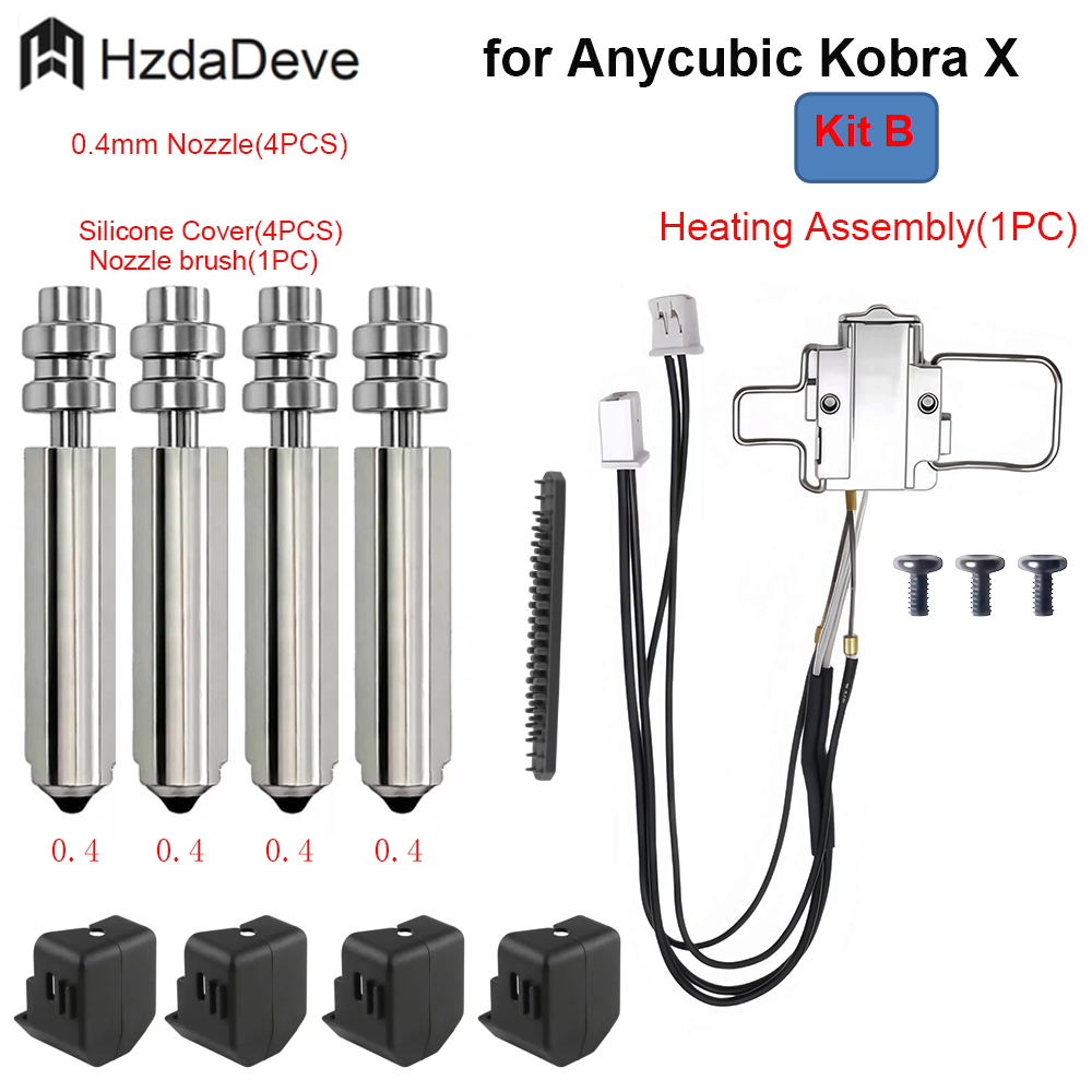for Anycubic Kobra X Hotend He - огляд і ціна Pastry Brush Silicone