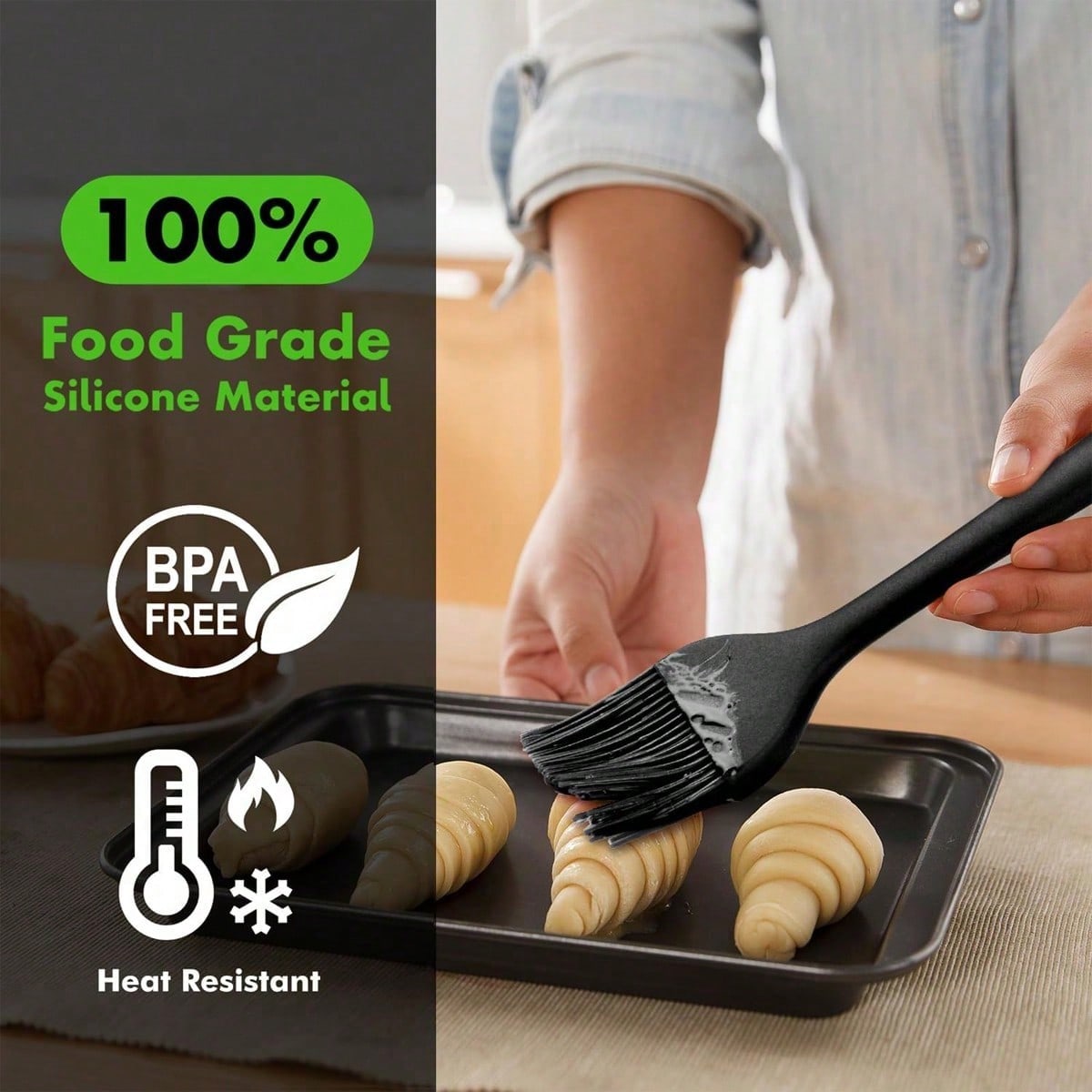 1pc Silicone Baking Brush Heat - огляд і ціна Pastry Brush Silicone