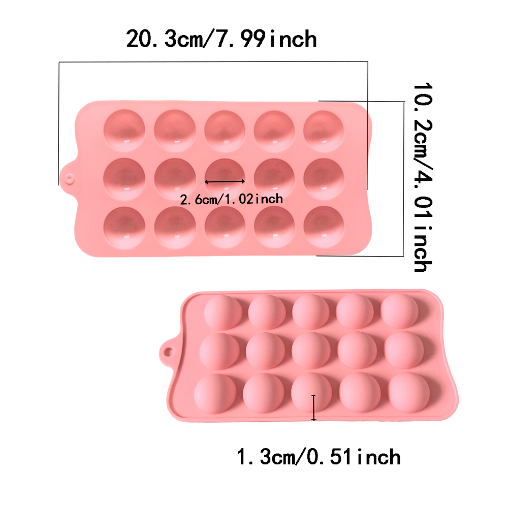 15 cavity semi-circular chocol - огляд і ціна Kitchen Baking Products