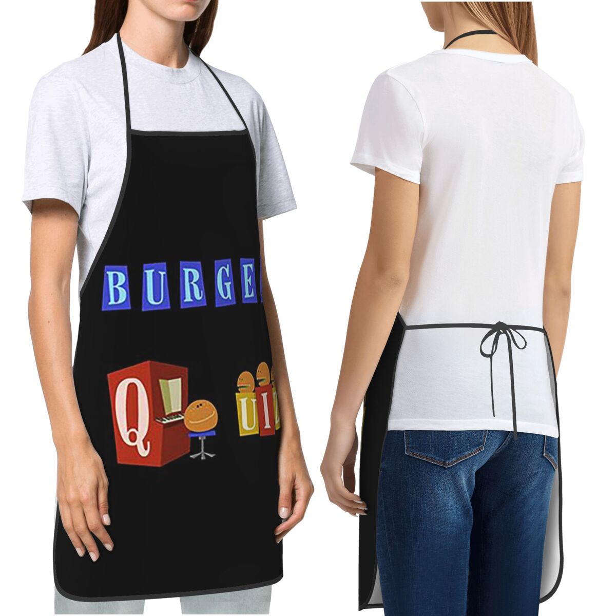 Burger Quiz New Logo Aprons Ch - огляд і ціна Kitchen Quiz