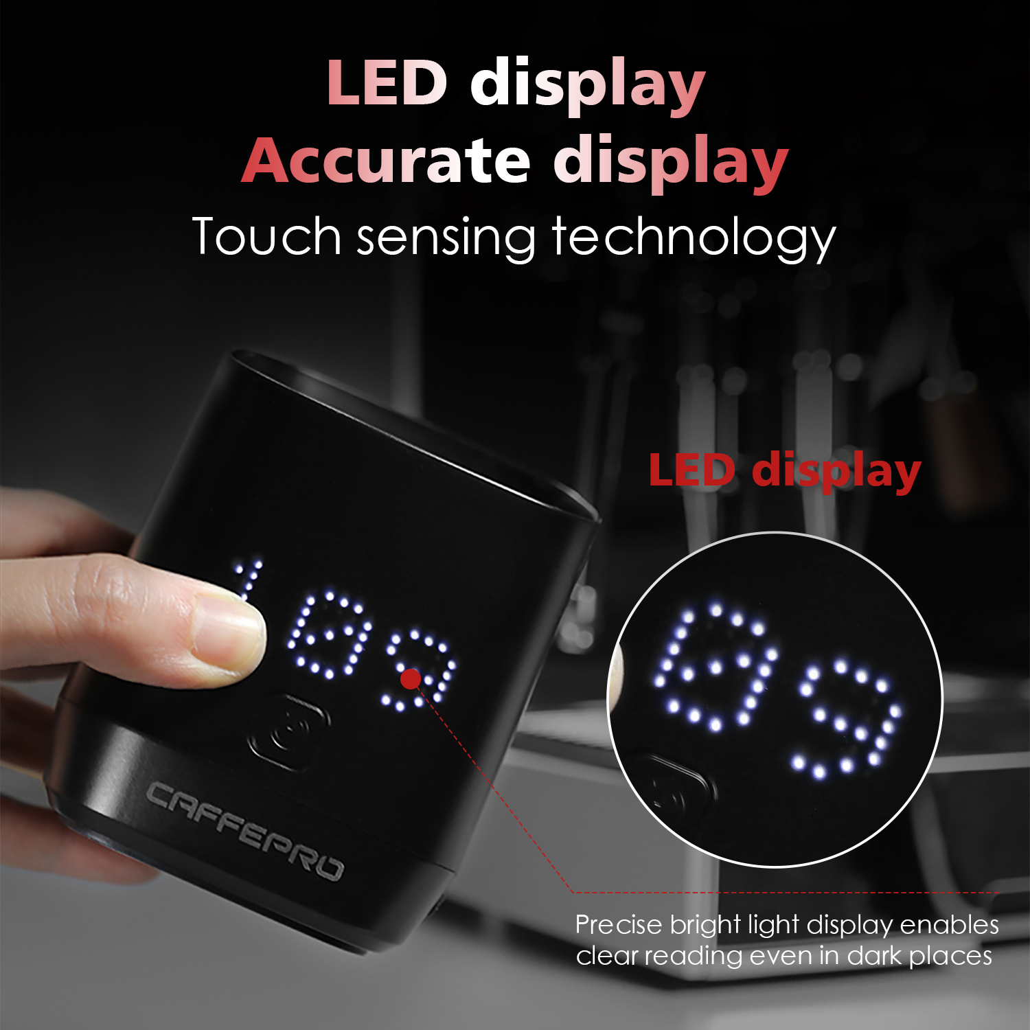 CAFFEPRO Digital Dosing Cup Co - огляд і ціна Kitchen Scale Precise