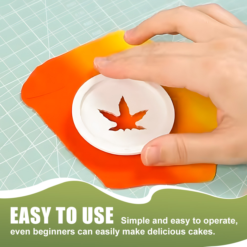 Fall Maple Leaf Plastic Cutter - огляд і ціна Cookie Cutter Set