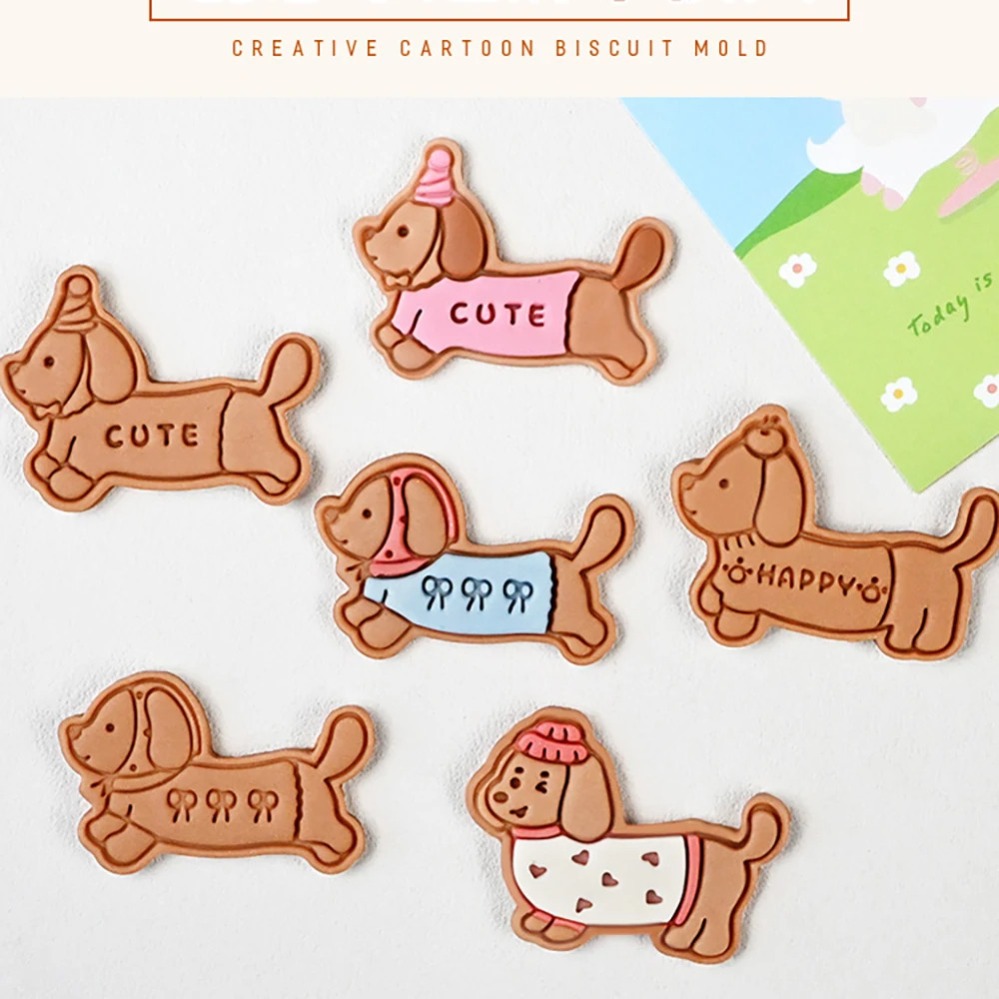 Cookie Mold Stamp Cartoon Saus - огляд і ціна Kitchen Baking Products