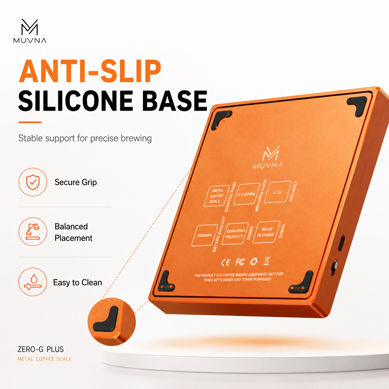 MUVNA Coffee Scale Espresso Sc - огляд і ціна Kitchen Scale Precise