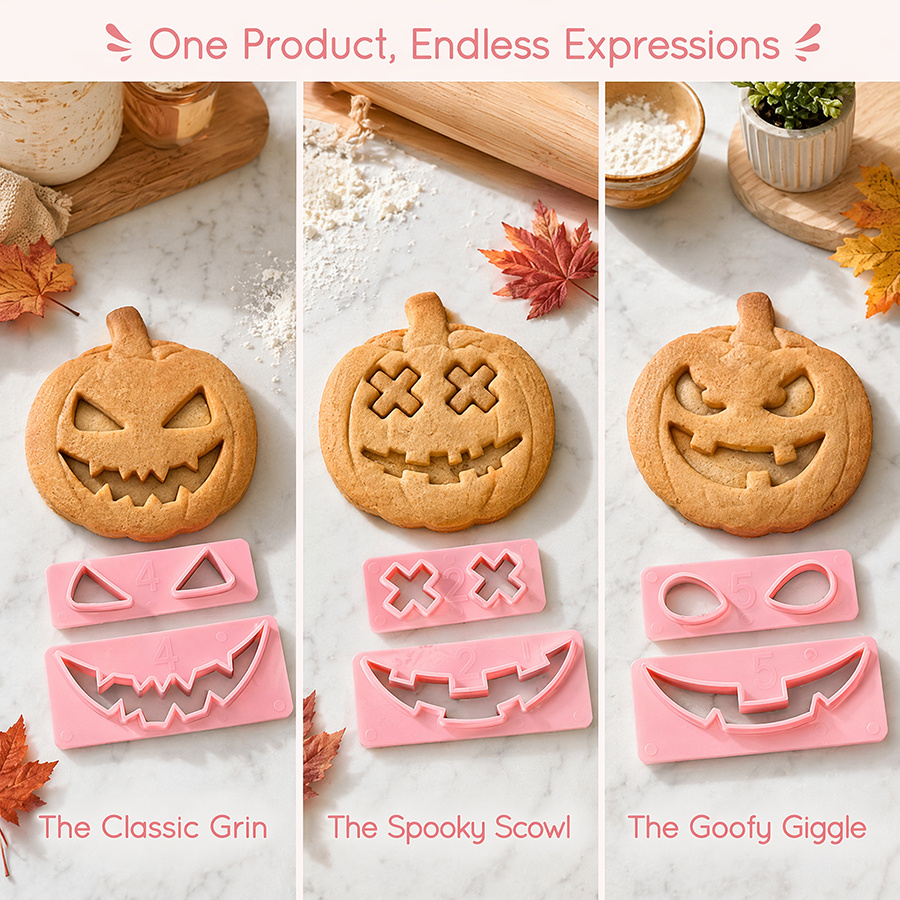 Durable Pumpkin Cookie Cutters - огляд і ціна Cookie Cutter Set