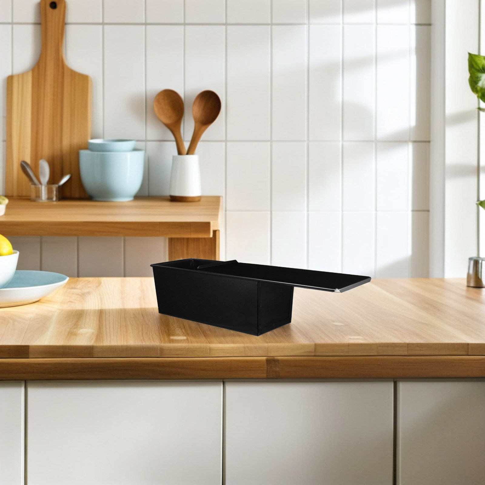 1Pcs Black Loaf Pan with Lid N - огляд і ціна Kitchen Oven Baking Pans