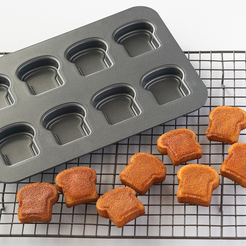 8 Cavity Toast Bread Pattern C - огляд і ціна Kitchen Accessories For Baking