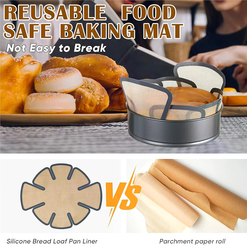 Silicone Baking Loaf Pan Mat N - огляд і ціна Kitchen Accessories For Baking