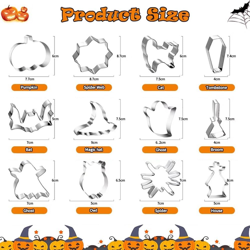 Halloween Cookie Cutters Set,S - огляд і ціна Cookie Cutter Set