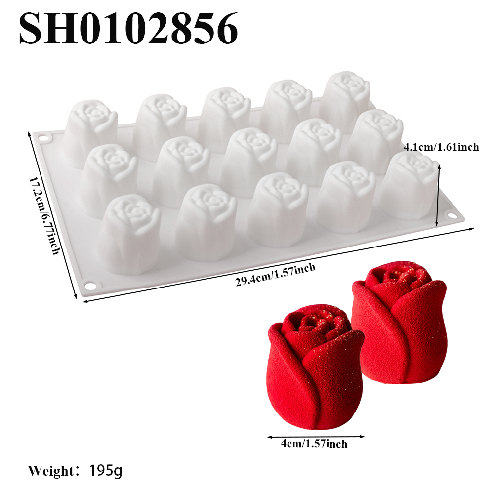 Valentine's Day 15-Cell Rose B - огляд і ціна Kitchen Accessories For Baking