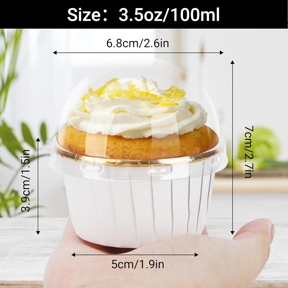 50 pcs Muffins Cup Paper Cupca - огляд і ціна Kitchen Baking Products