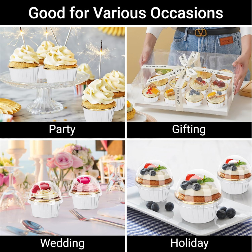 50 pcs Muffins Cup Paper Cupca - огляд і ціна Kitchen Baking Products