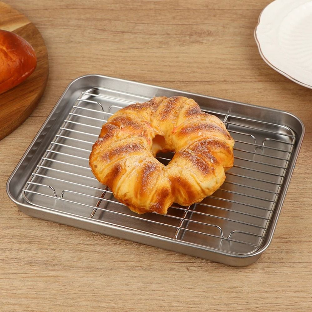 Portable Non-Stick Stainless S - огляд і ціна Kitchen Oven Baking Pans
