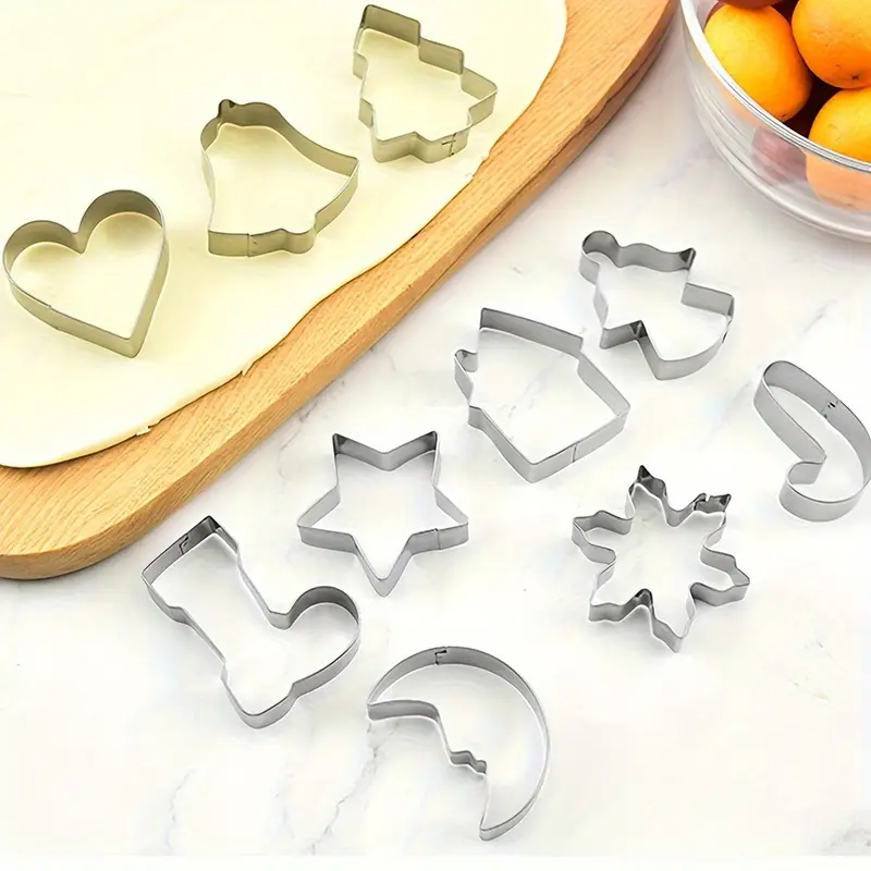 10PC Christmas Cookie Cutter S - огляд і ціна Cookie Cutter Set