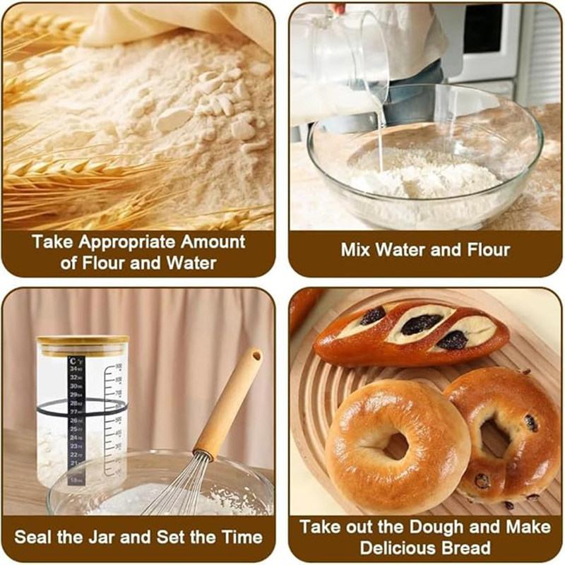 Sourdough Starter Jar Kit Sour - огляд і ціна Kitchen Baking Store