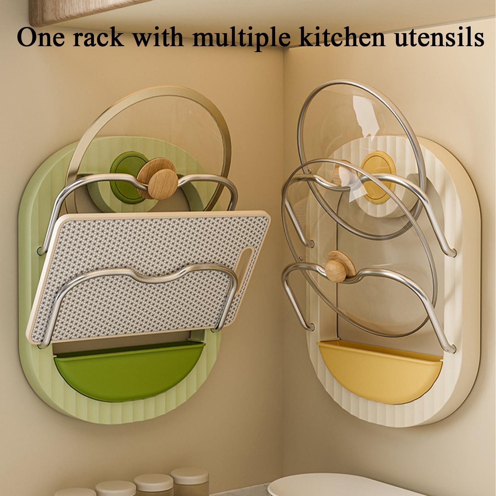 Pot Lid Rack 2-Tier Wall Mount - огляд і ціна Kitchen Baking Cupboard