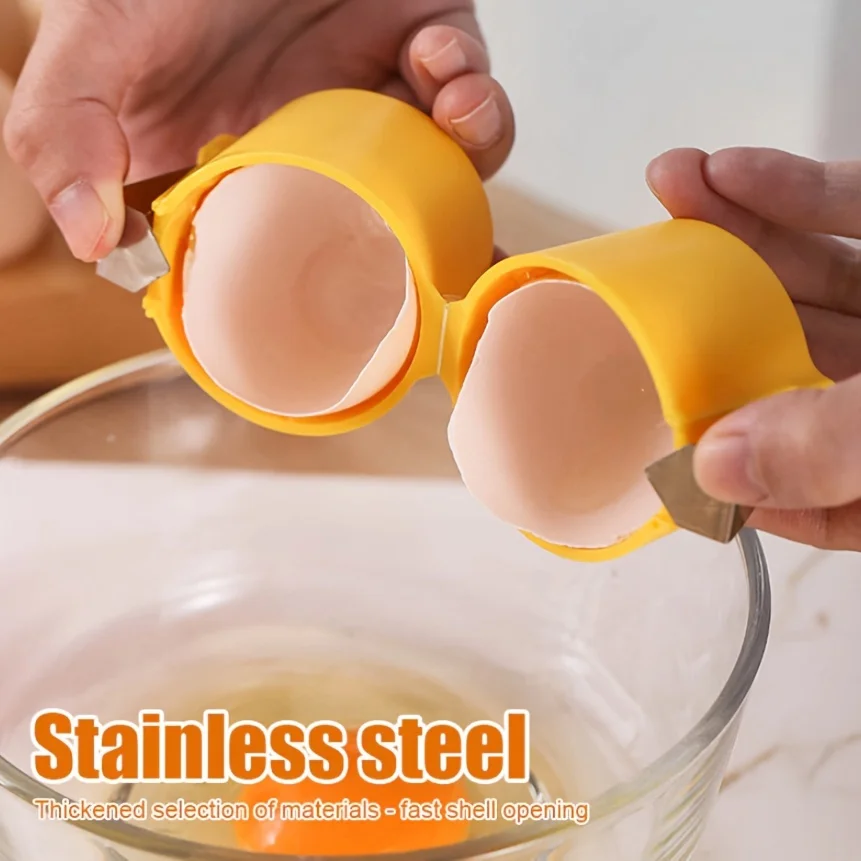 1/3pcs-Stainless Steel Eggshel - огляд і ціна Kitchen Baking Essentials