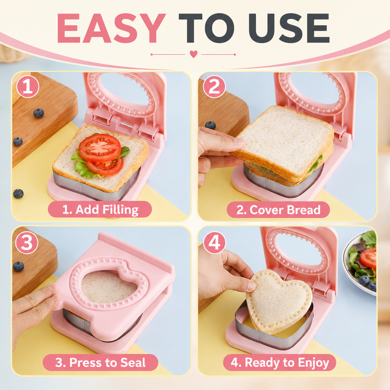 Pocket Sandwich Maker Stainles - огляд і ціна Kitchen Baking Products