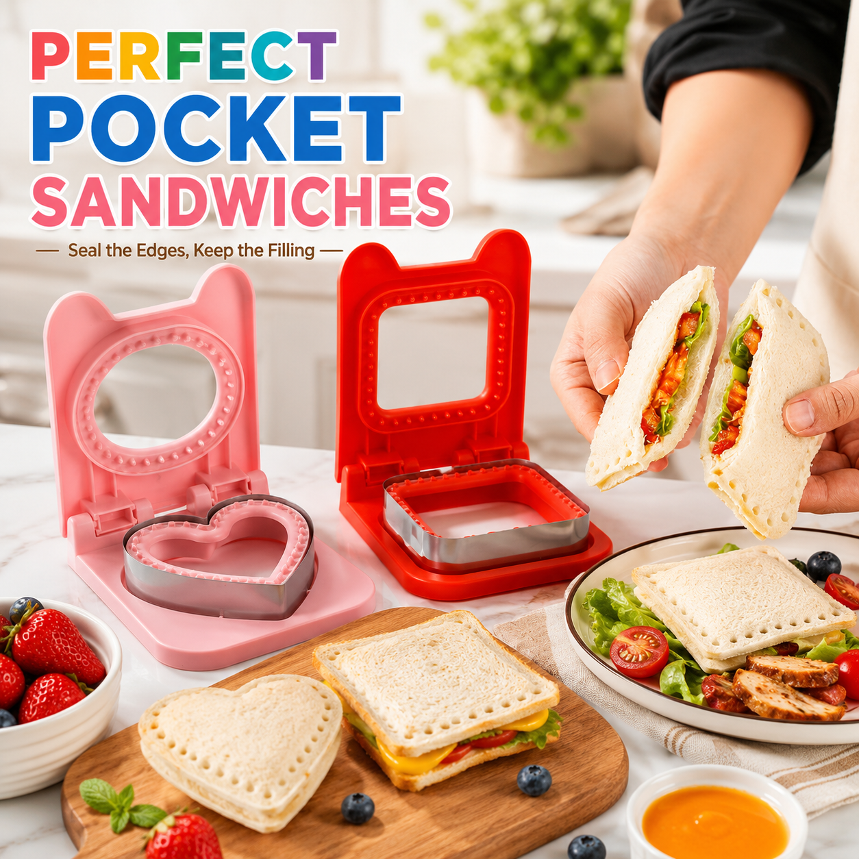 Pocket Sandwich Maker Stainles - огляд і ціна Kitchen Baking Products