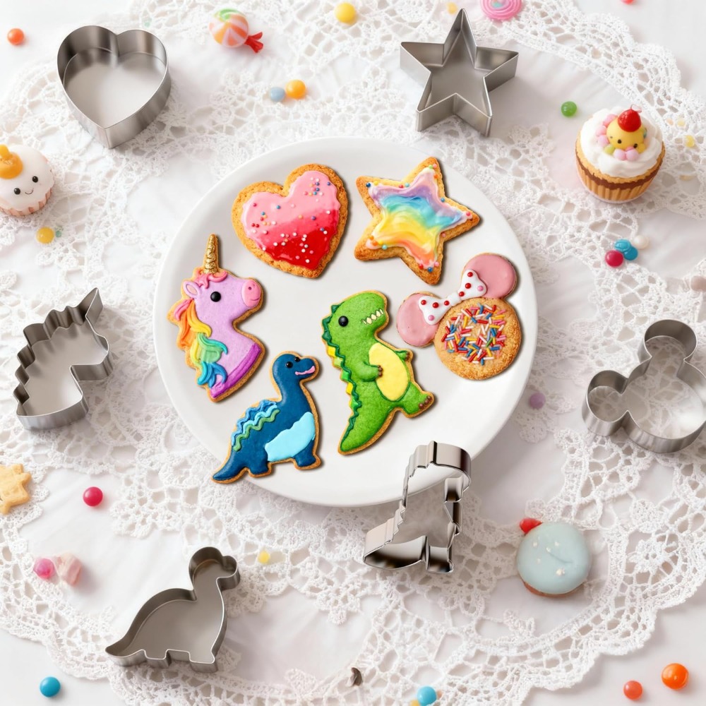Stainless Steel Cookie Cutters - огляд і ціна Cookie Cutter Set