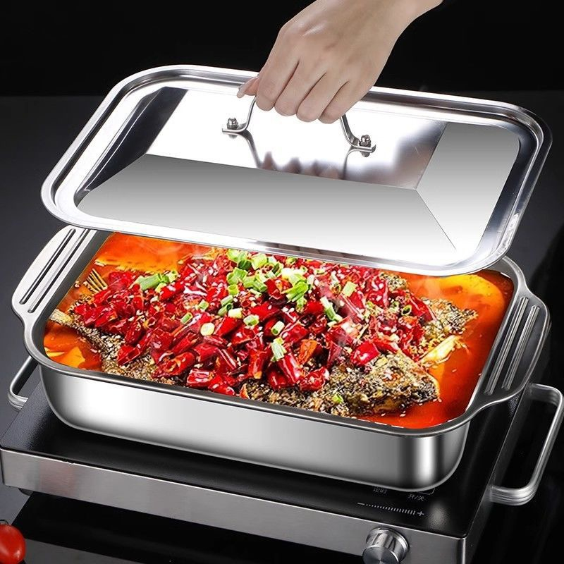 Stainless Steel Deep Baking Pa - огляд і ціна Kitchen Oven Baking Pans