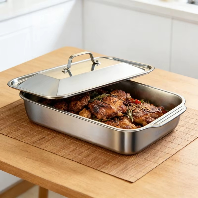 Stainless Steel Deep Baking Pa - огляд і ціна Kitchen Oven Baking Pans