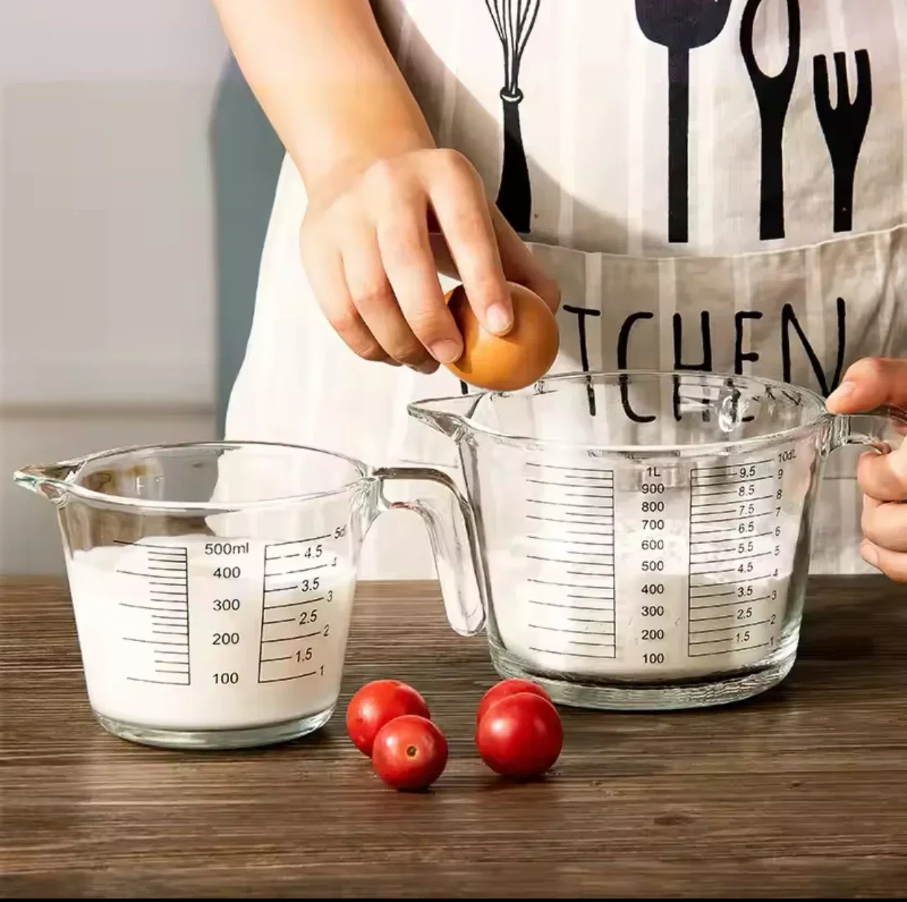 2/4 Cup Glass Measuring Cup Fo - огляд і ціна Kitchen Baking Essentials