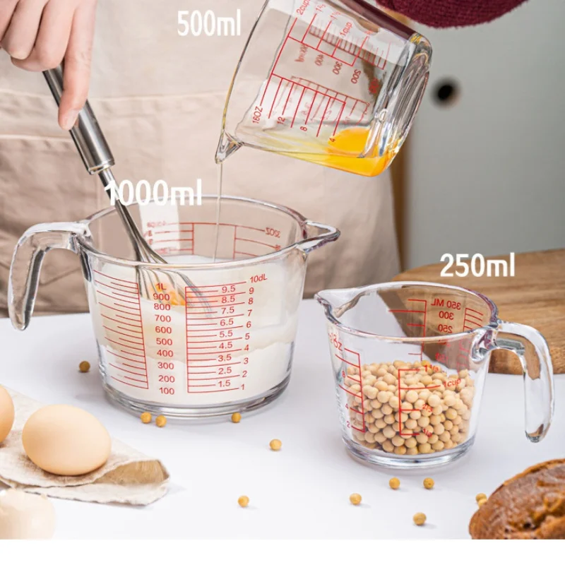 2/4 Cup Glass Measuring Cup Fo - огляд і ціна Kitchen Baking Essentials